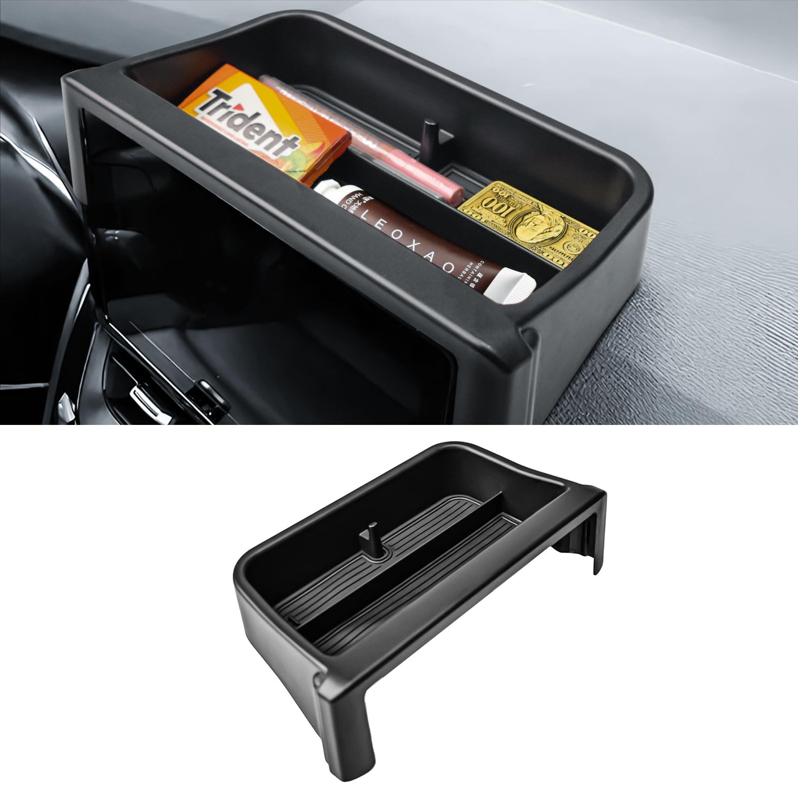 TACOBRO dashboard storage organizer for Toyota Corolla 8-inch display keeps essentials at hand.