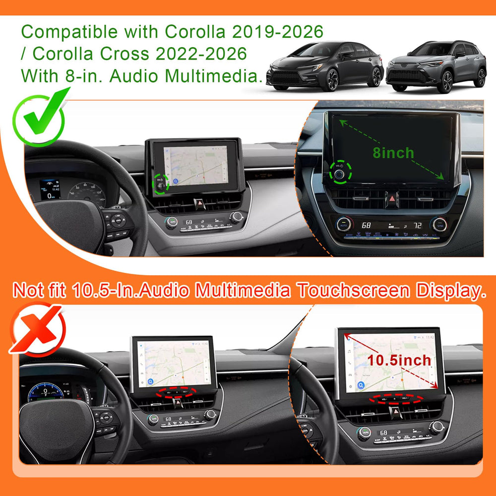 TACOBRO dashboard tray with anti-slip mats secures glasses and phone on rough roads.