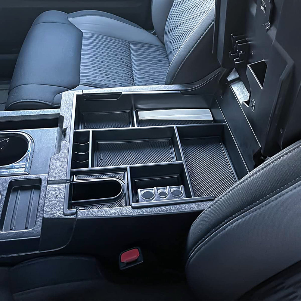 USB access through center console tray for charging on the go