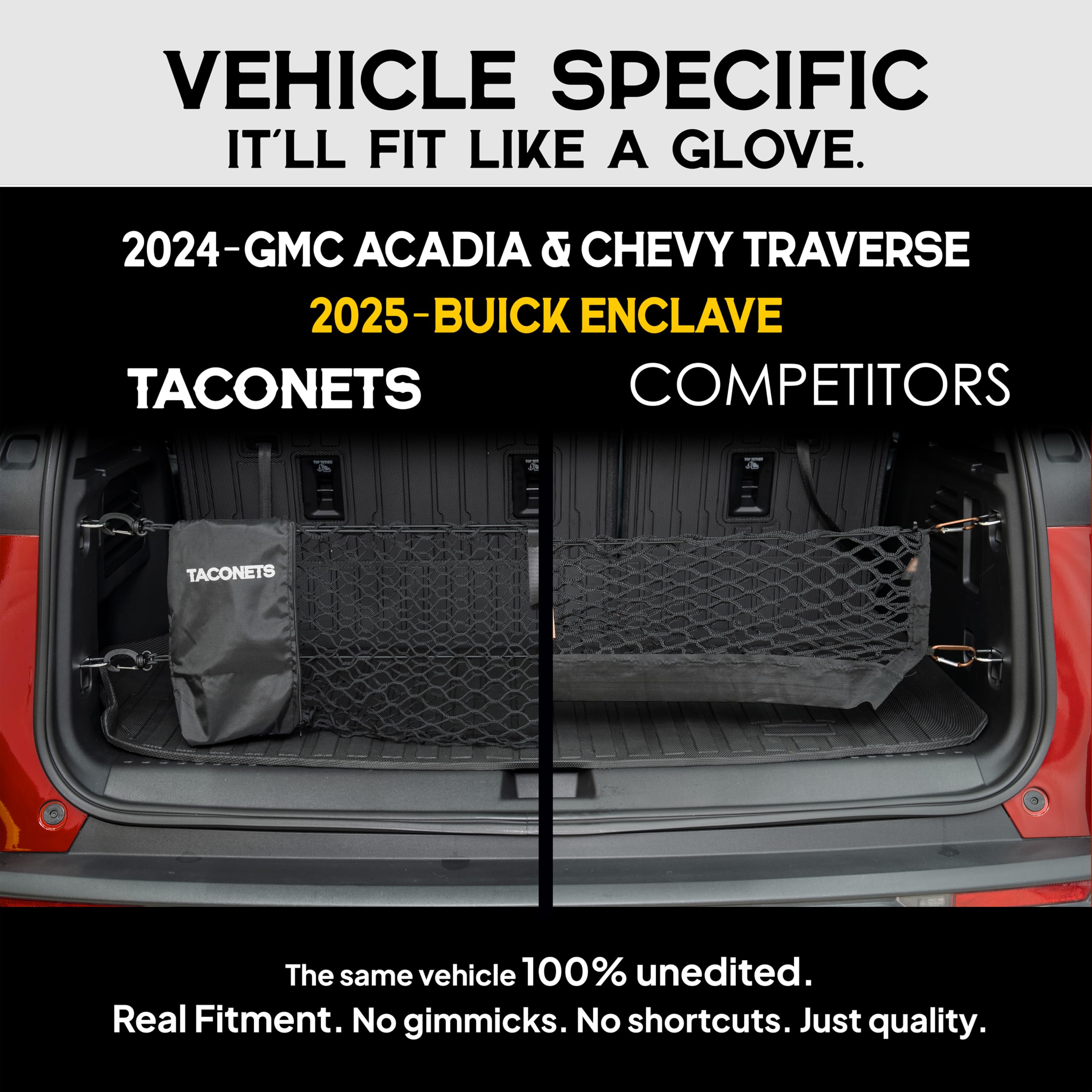 TacoNets USA-designed product with field-tested performance for daily use.