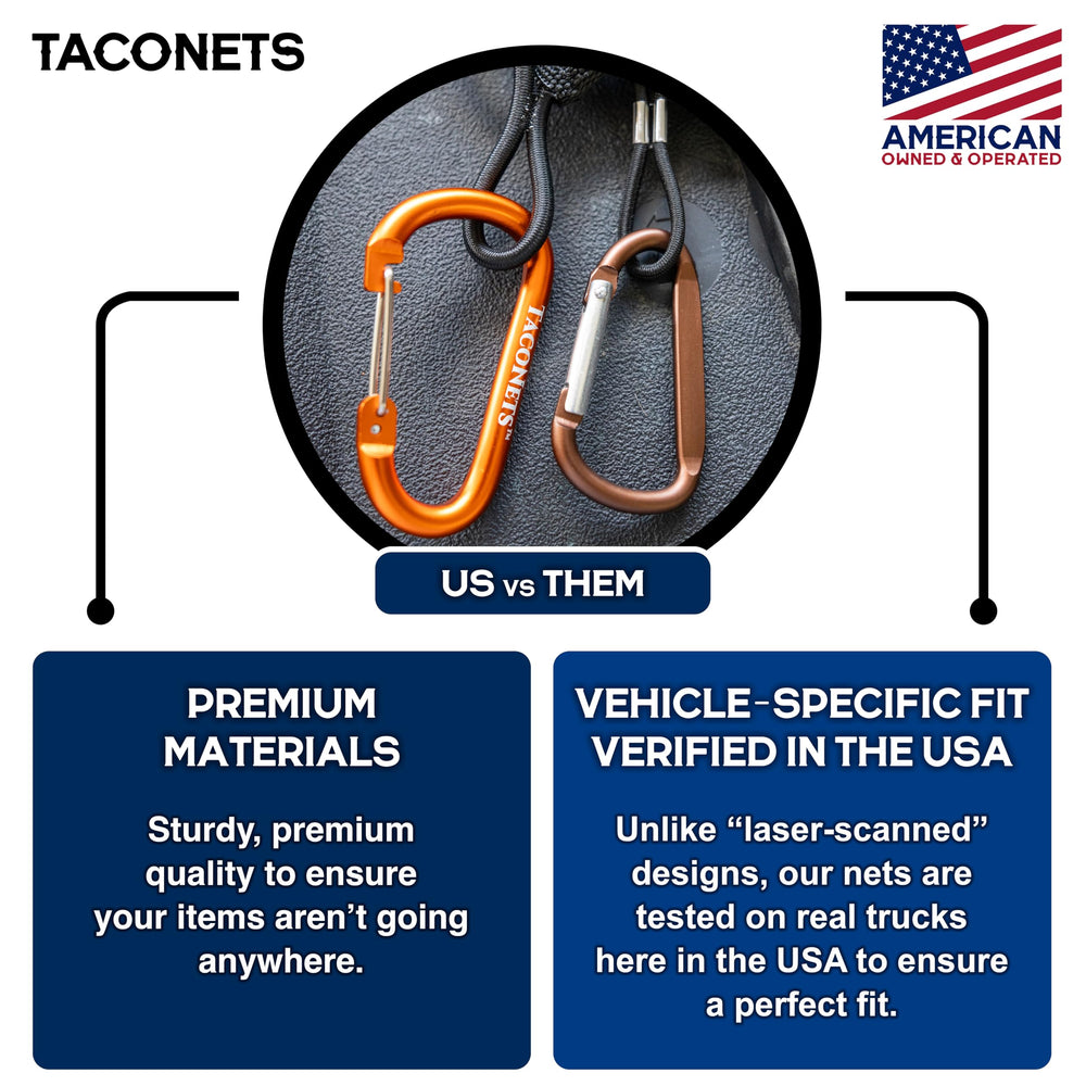 TacoNets USA-designed and tested net for real-world use.