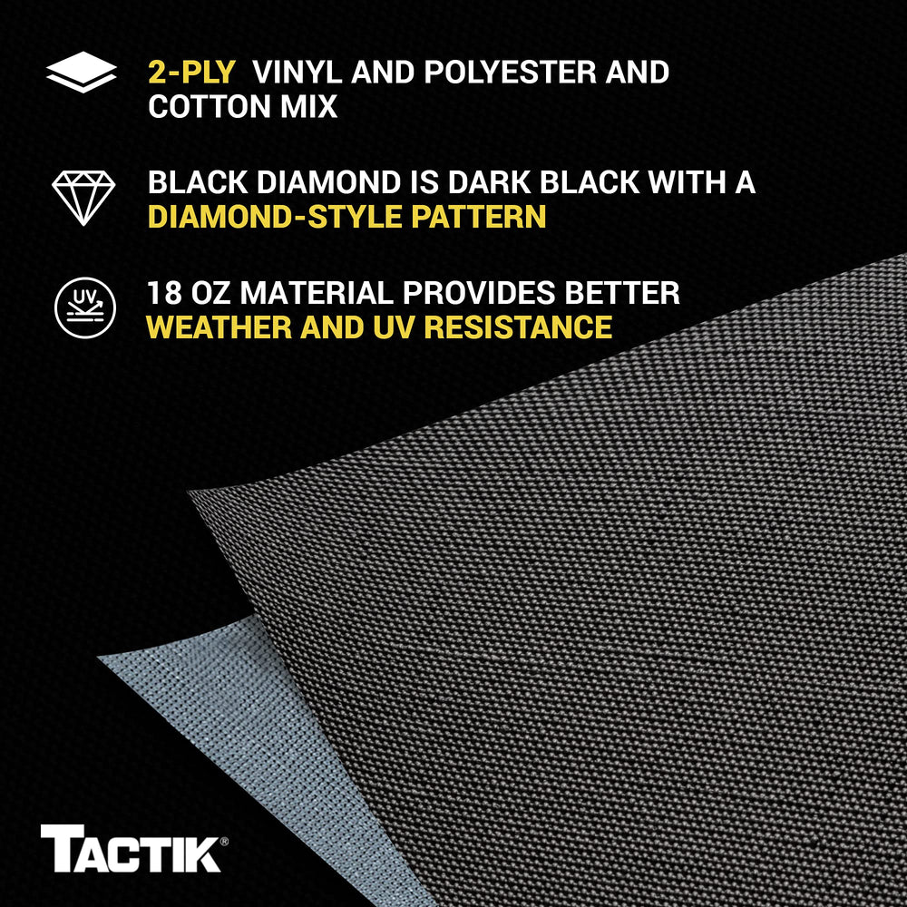 TACTIK side windows included for removable open-air days.