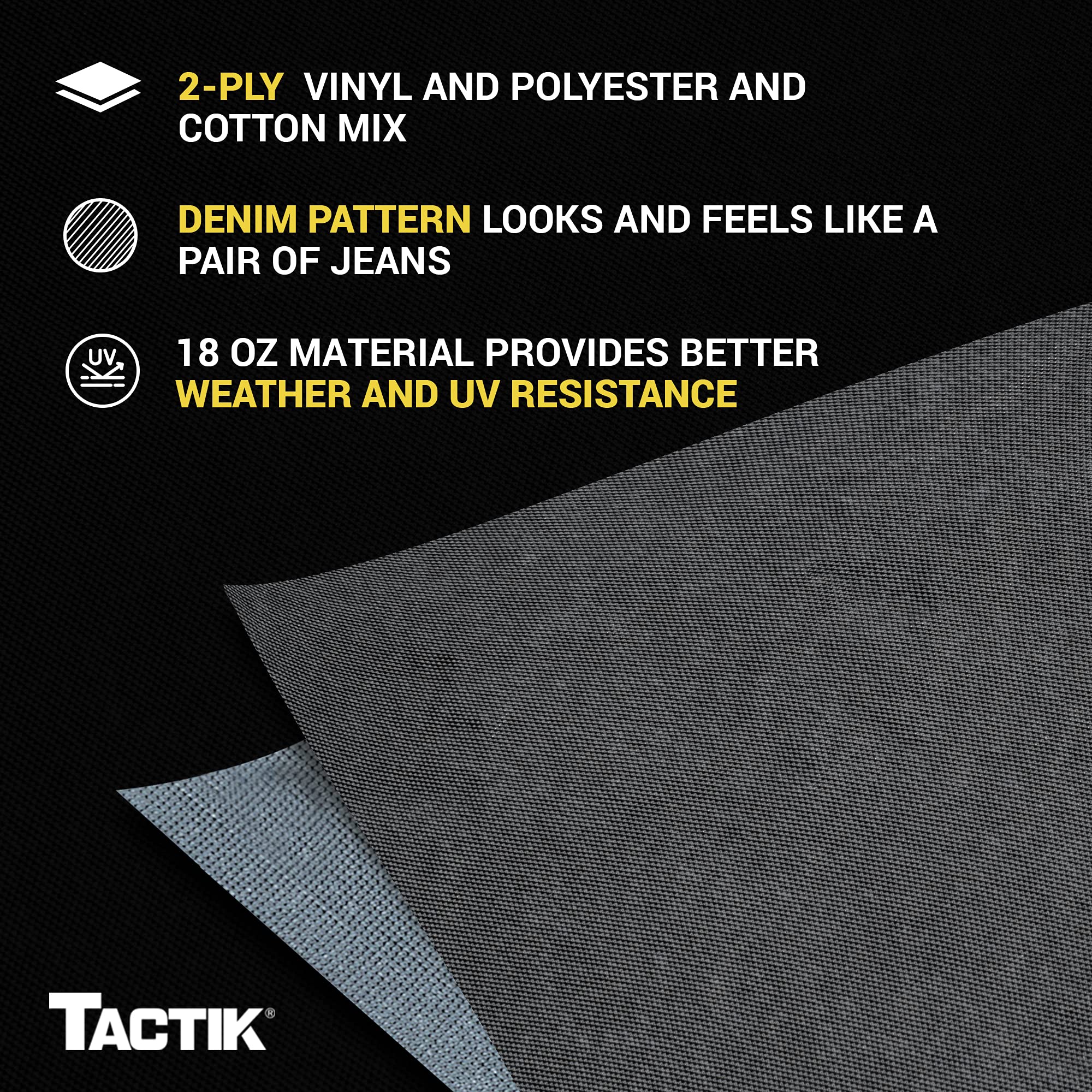 TACTIK TJ rear window removed enables open-air driving experience.