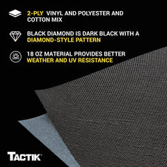 TACTIK rear window with 31% tint for cooler summer drives
