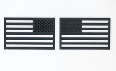 Tactilian flag emblem with 3D glossy stars for bold exterior details