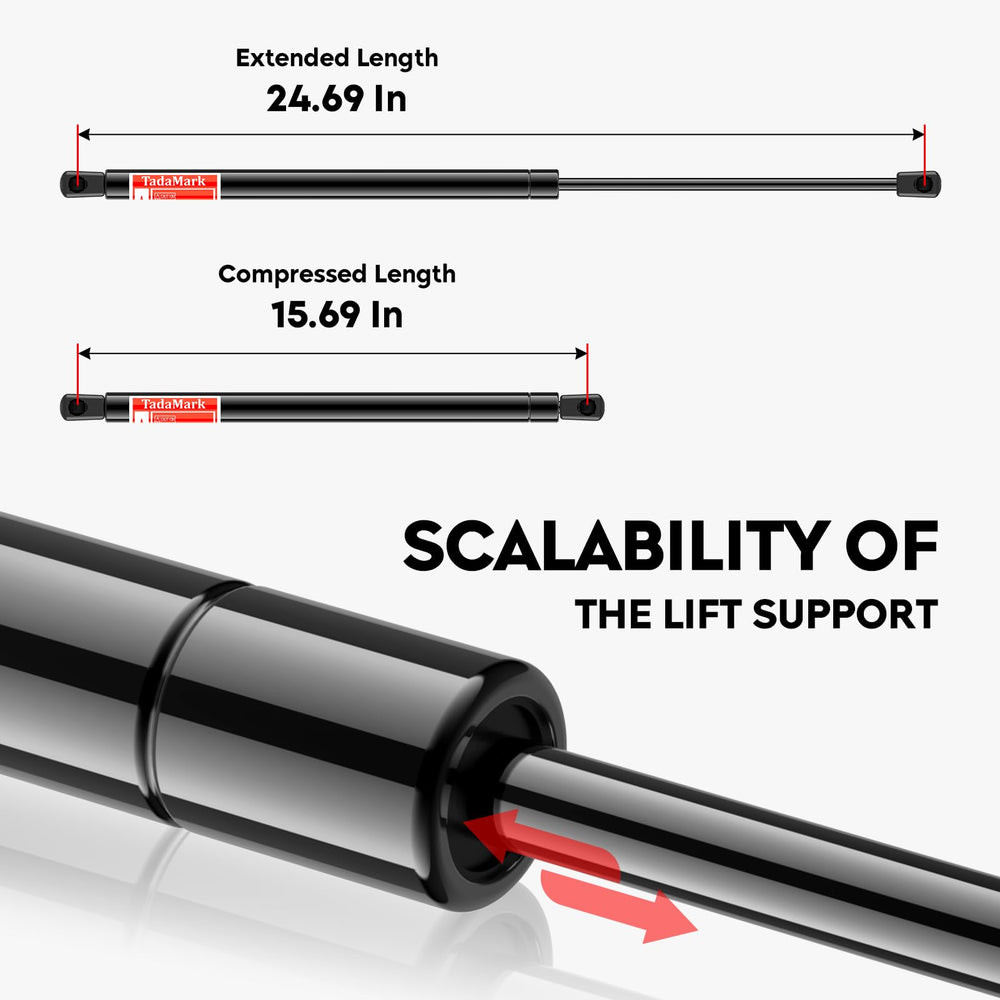 TadaMark 2pc lift support 4557 offers quick, tool-free replacement.