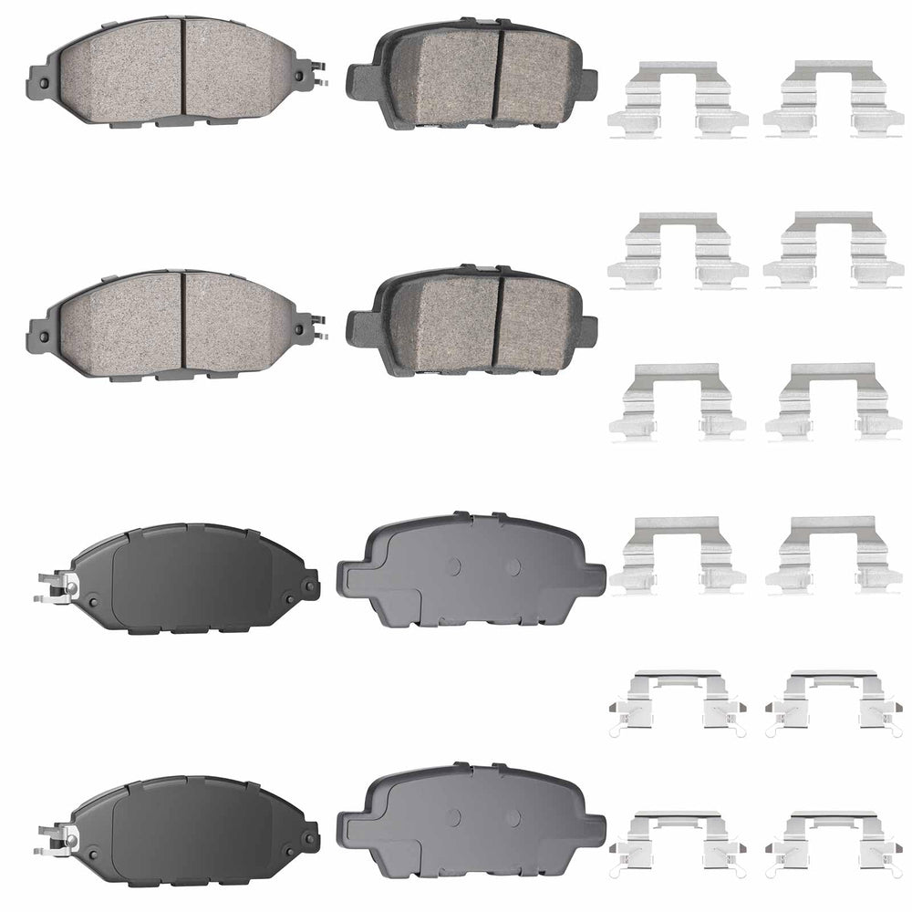 TadaMark front ceramic brake pads for Murano provide quiet, smooth stopping