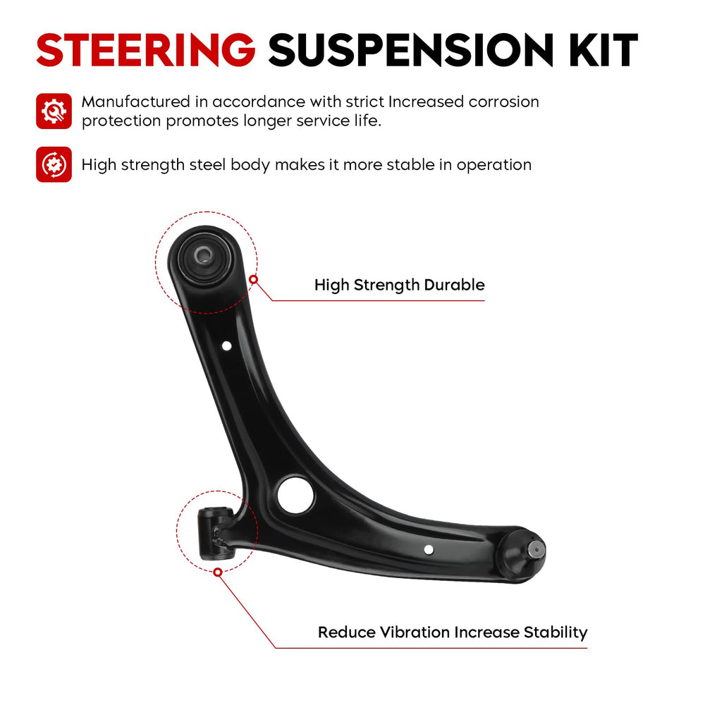 TadaMark right front lower control arm ball joint assembly for durable control