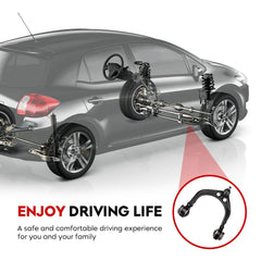 TadaMark front lower left control arm forward, high-strength steel for durability