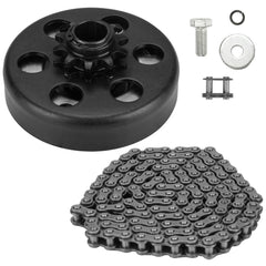 TadaMark go kart clutch 10T 3/4 bore with 420 chain for smooth power transfer.