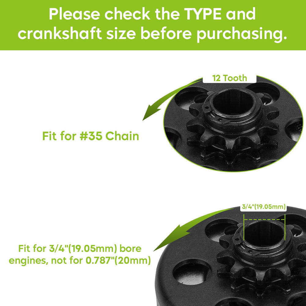 TadaMark clutch kit includes chain, link, and screws.
