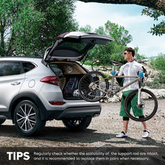 TadaMark hood gas spring close-up reveals durable cylinder construction for longevity.