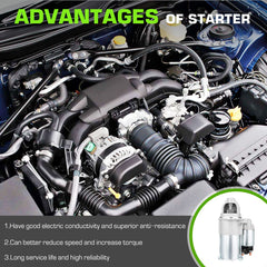 TadaMark 2.4l starter under hood view for easy installation reference.