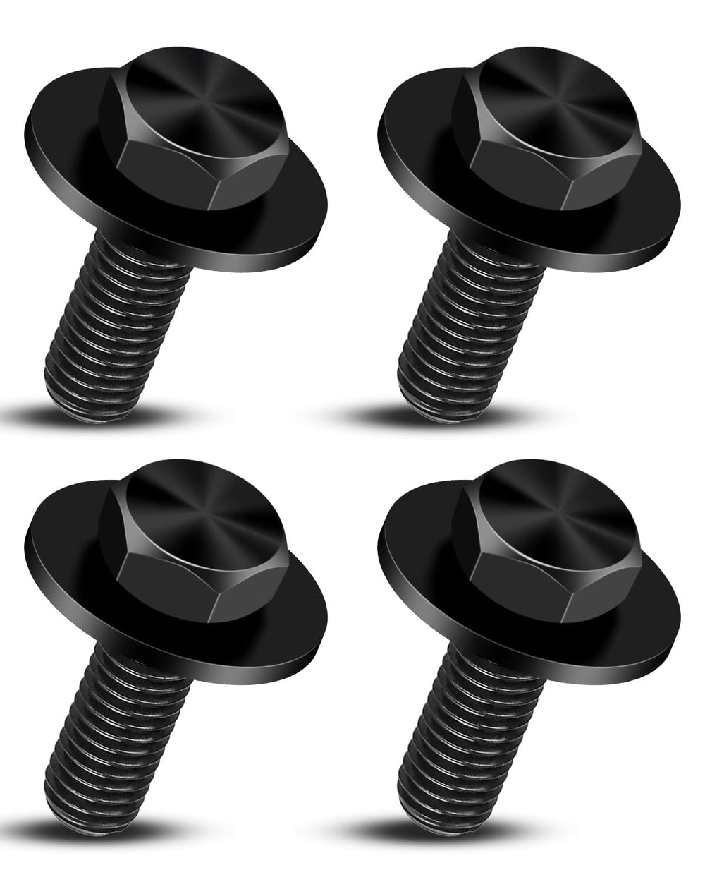 TADYAO 12mm top front skid plate bolts with gasket secure fender mounting