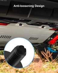 Side-opening design demonstrates anti-loosening feature for rugged terrain