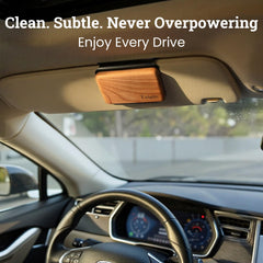 Taigin car air freshener grove scent delivers clean, green vibes on the road.