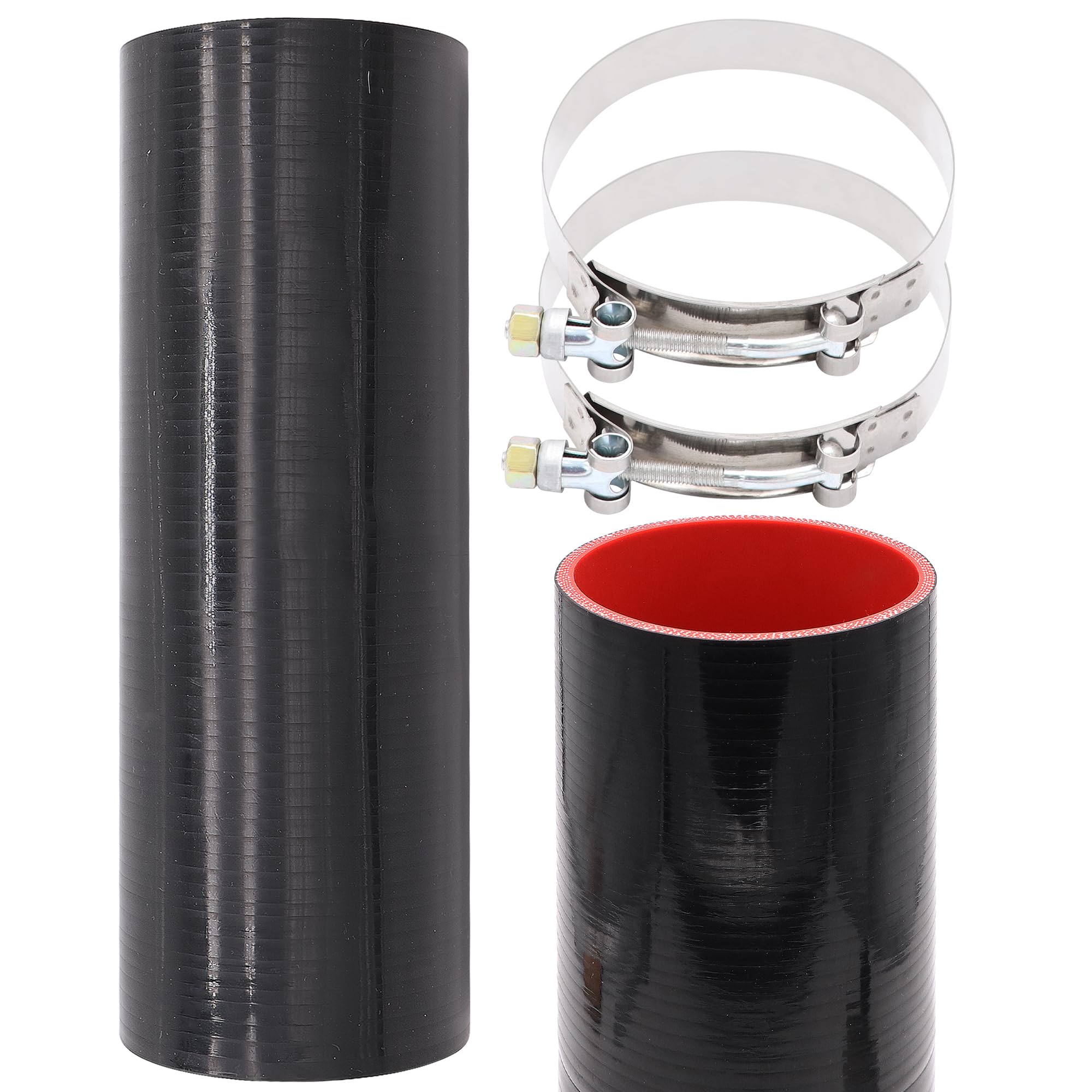 Taigoehua silicone hose 4 inch by 12 inch, ideal for turbo piping.