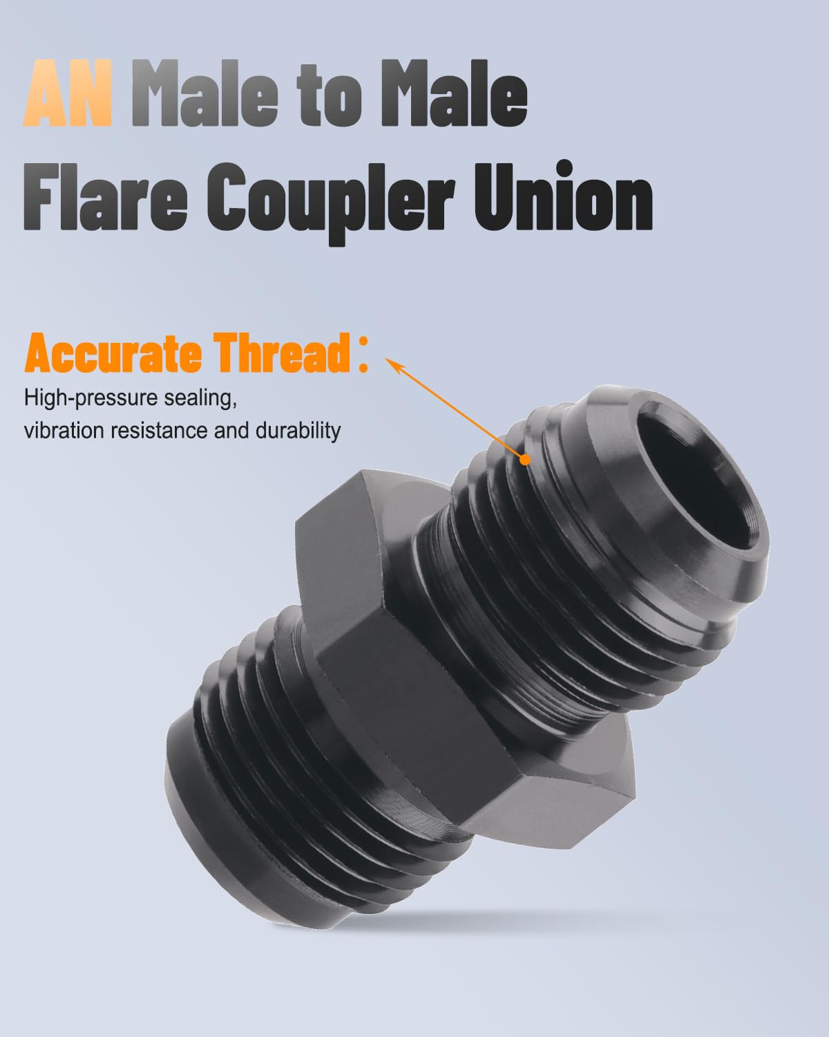 Taiidaues 37-degree conical flare seal ensuring leak-tight performance