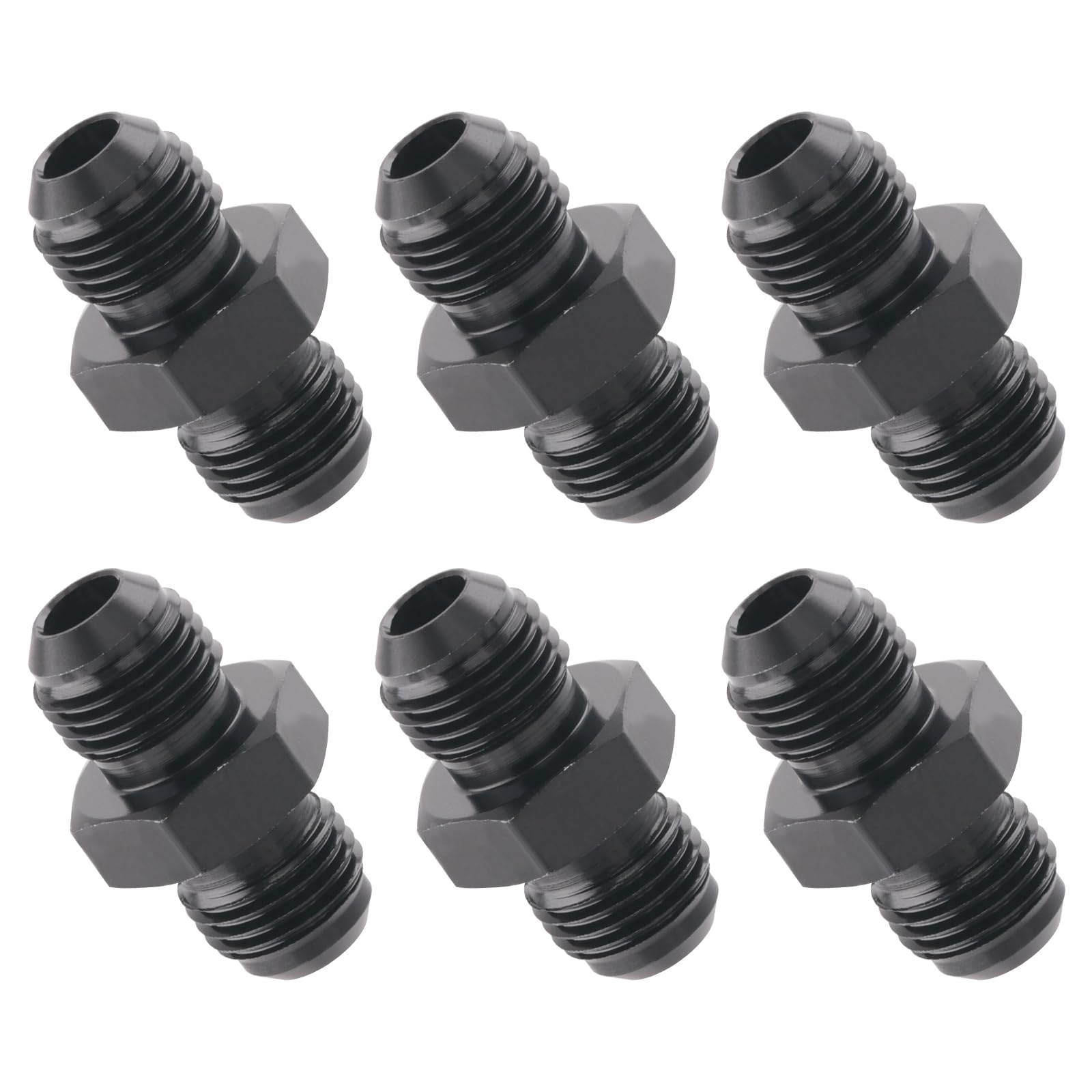 Taiidaues 6AN male flare coupler straight union for secure high-pressure automotive connections