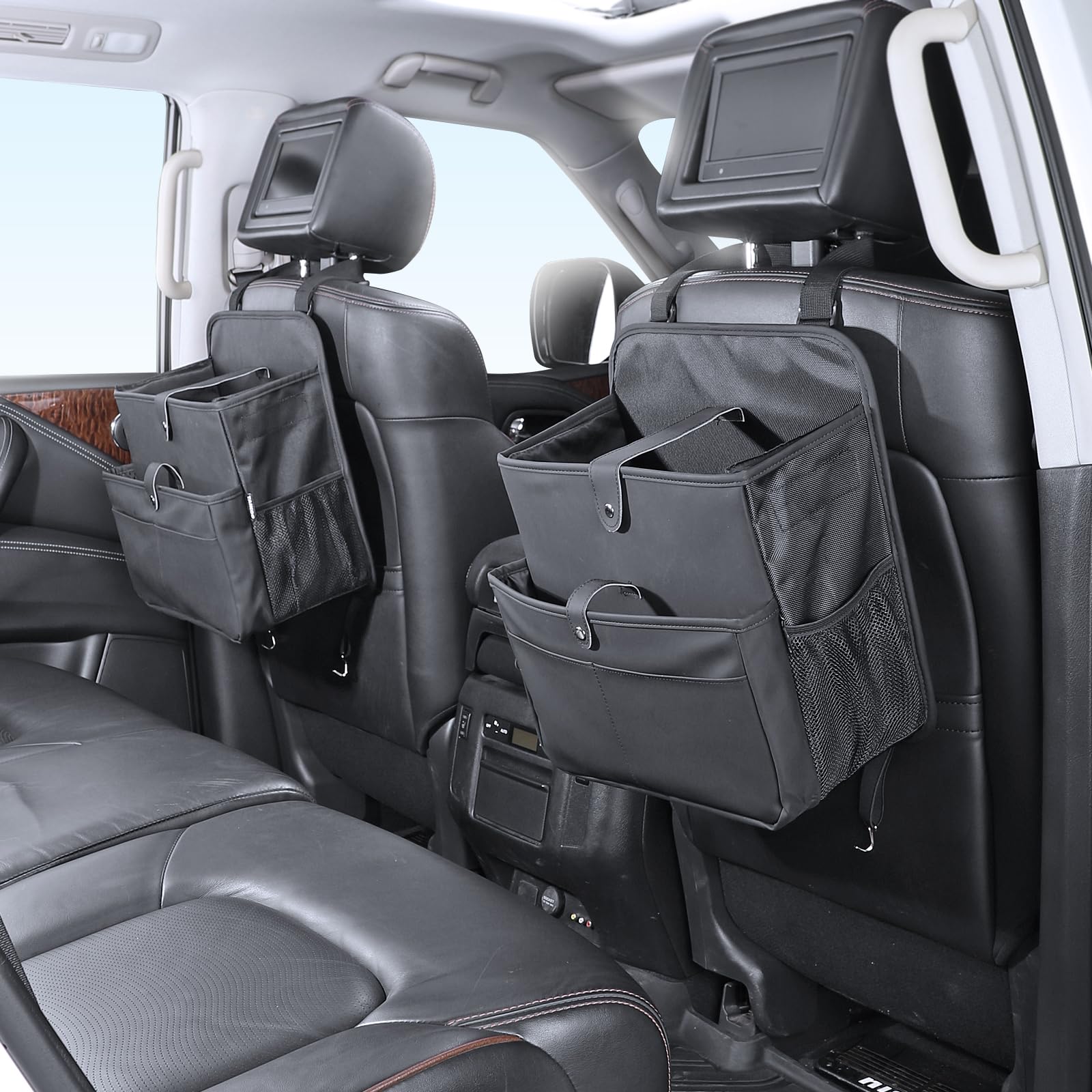 TAIKOO car seat organizer backseat convert showcases versatile storage for passengers and travel gear