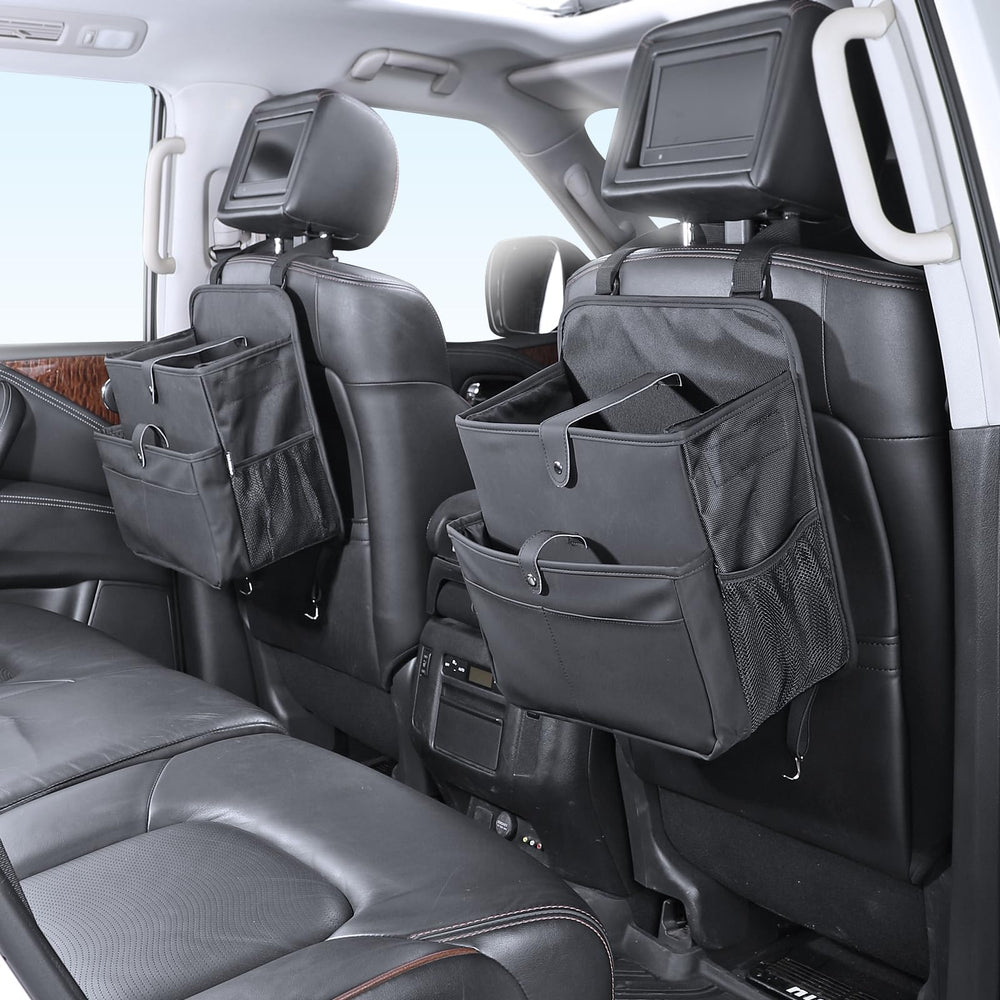TAIKOO car seat organizer backseat convert showcases versatile storage for passengers and travel gear