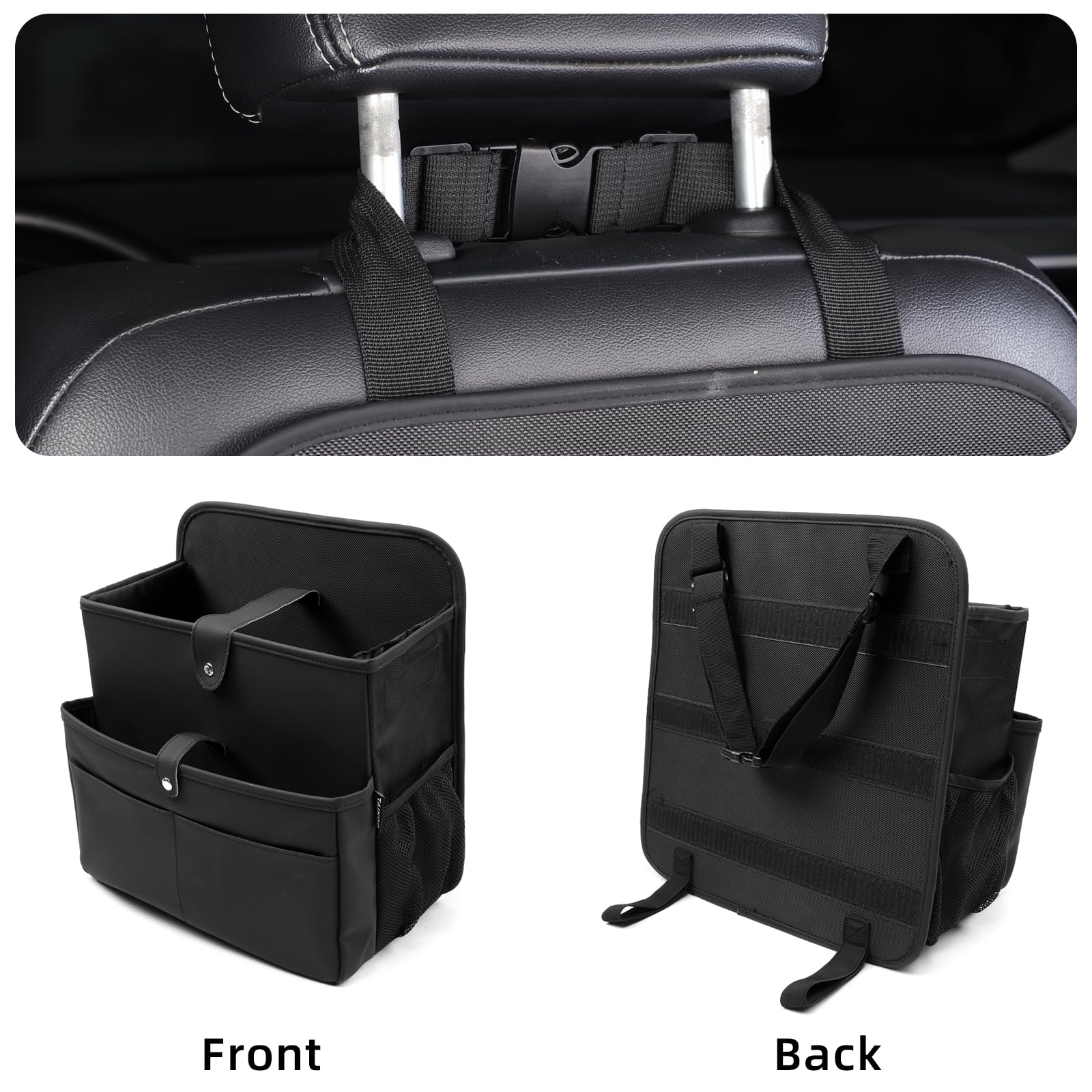 TAIKOO car seat organizer small pocket stores pens phones and accessories neatly