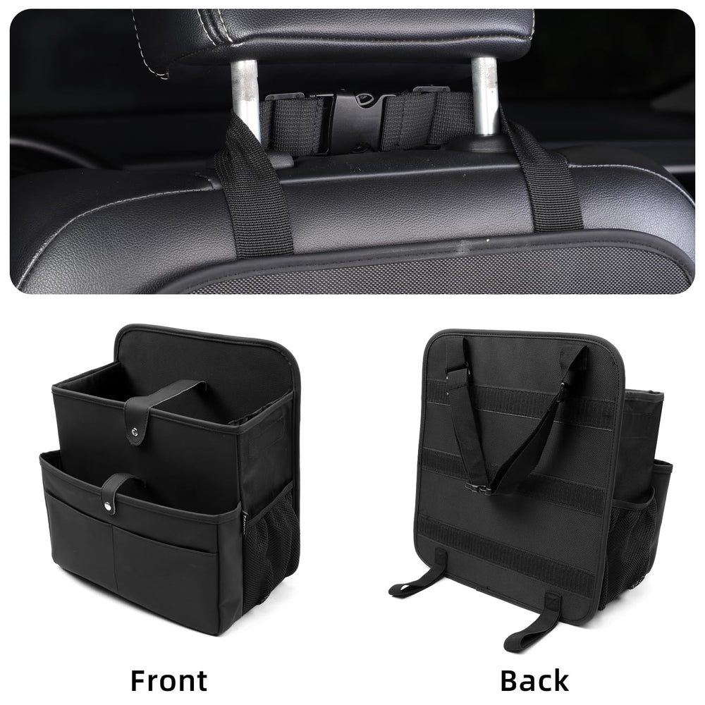 TAIKOO car seat organizer small pocket stores pens phones and accessories neatly