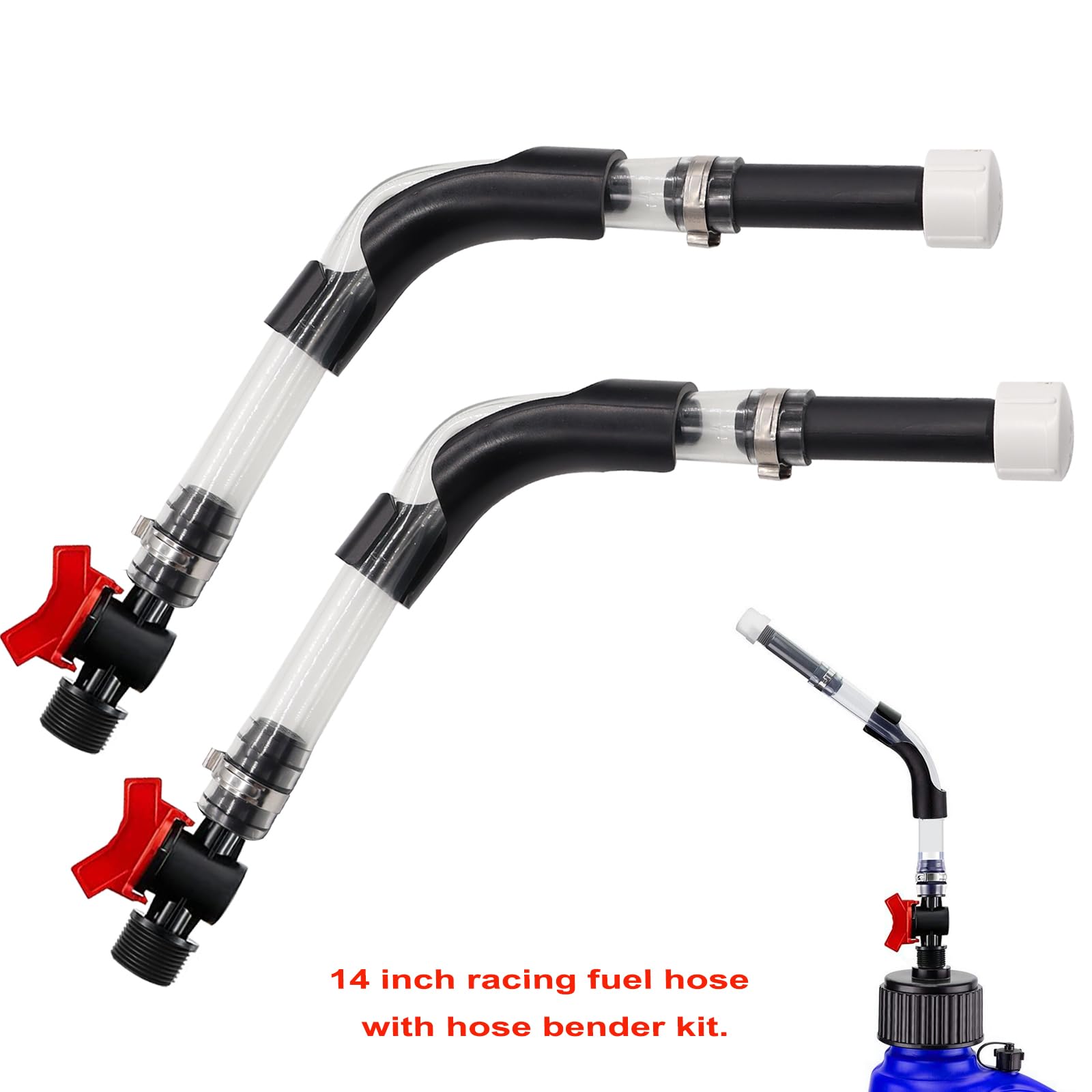 Ball valve shuts off fuel flow for safer, controlled transfers.