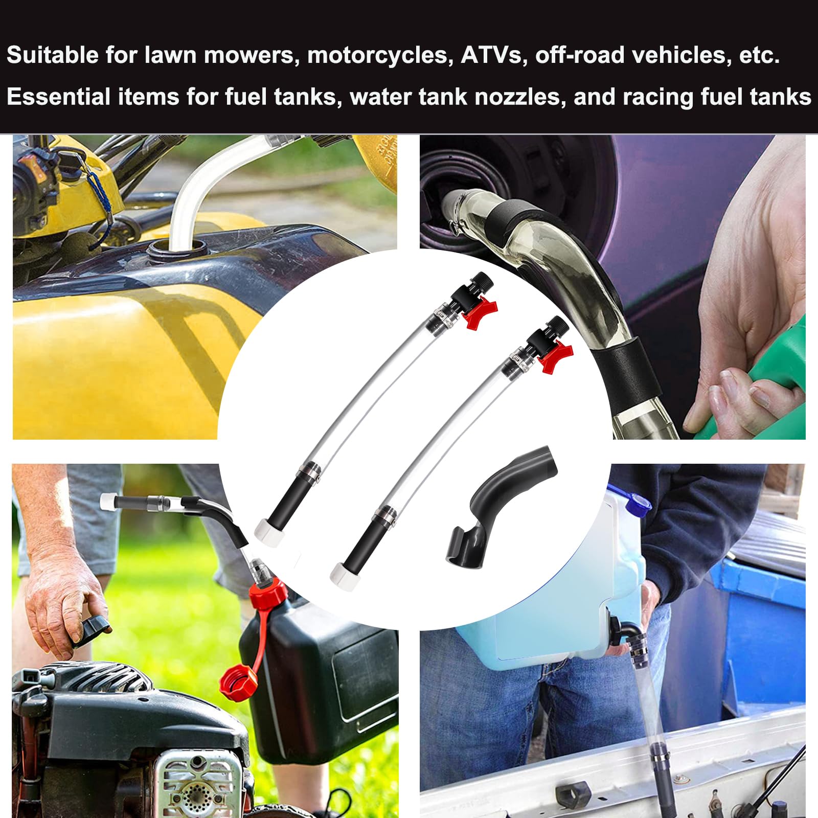 Compatible with VP, Scribner, JEGS, and LC2 jugs for versatile fueling.
