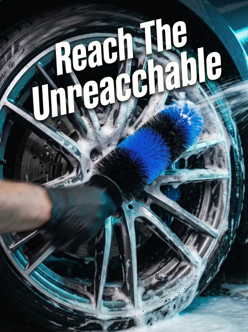 TAKAVU Master Wheel Brush circular bristles for even grime removal.