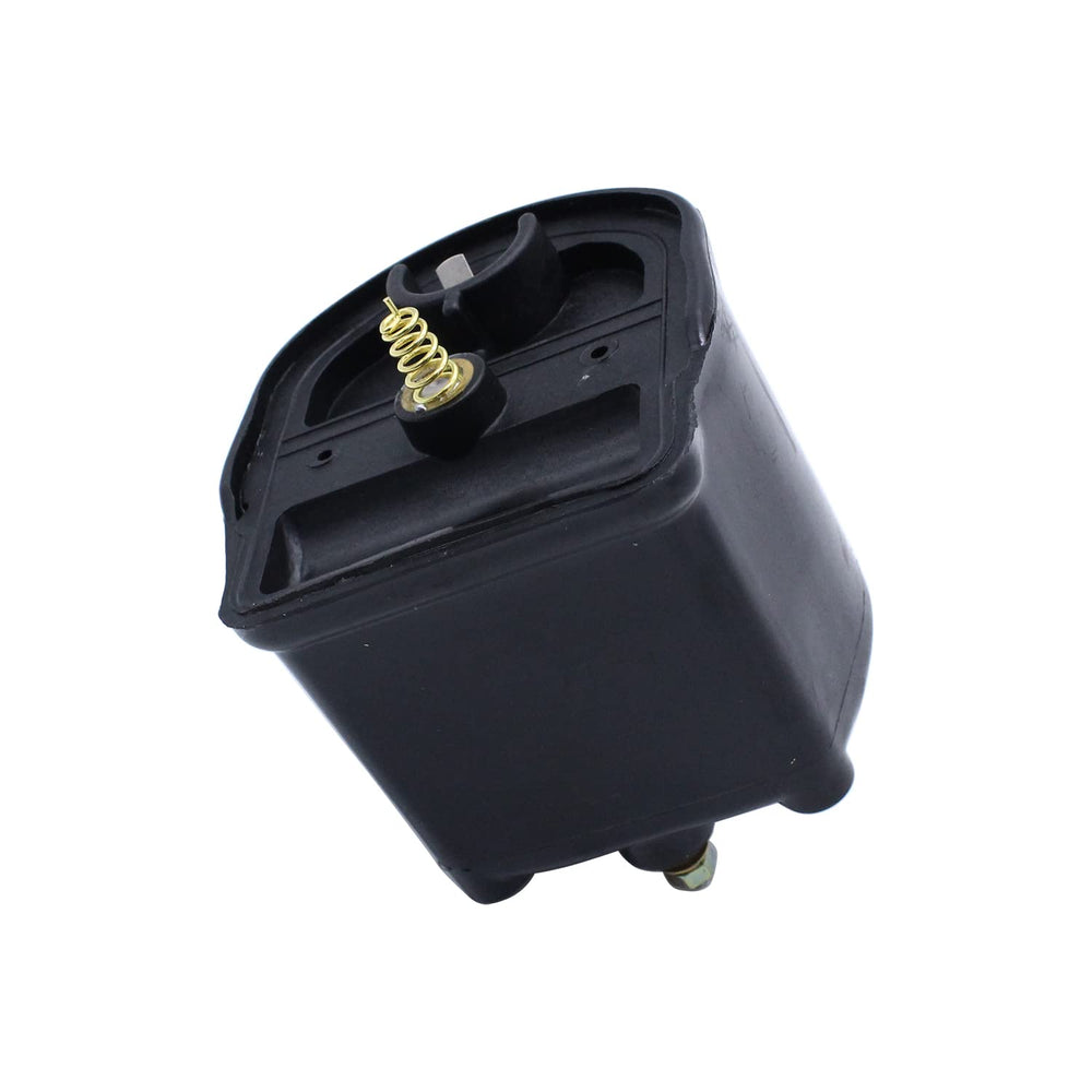Compatibility note showing replacement coil for Ford front-mount distributors