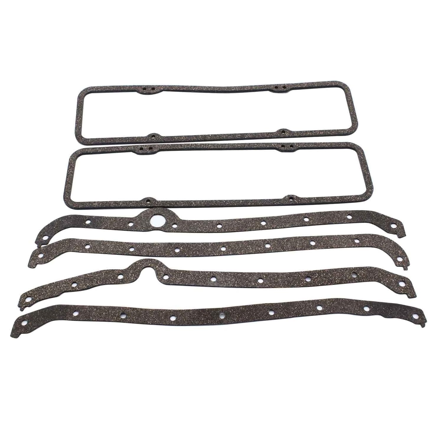TAKPART rear main seal and gaskets pack supports two-piece seal for SBC