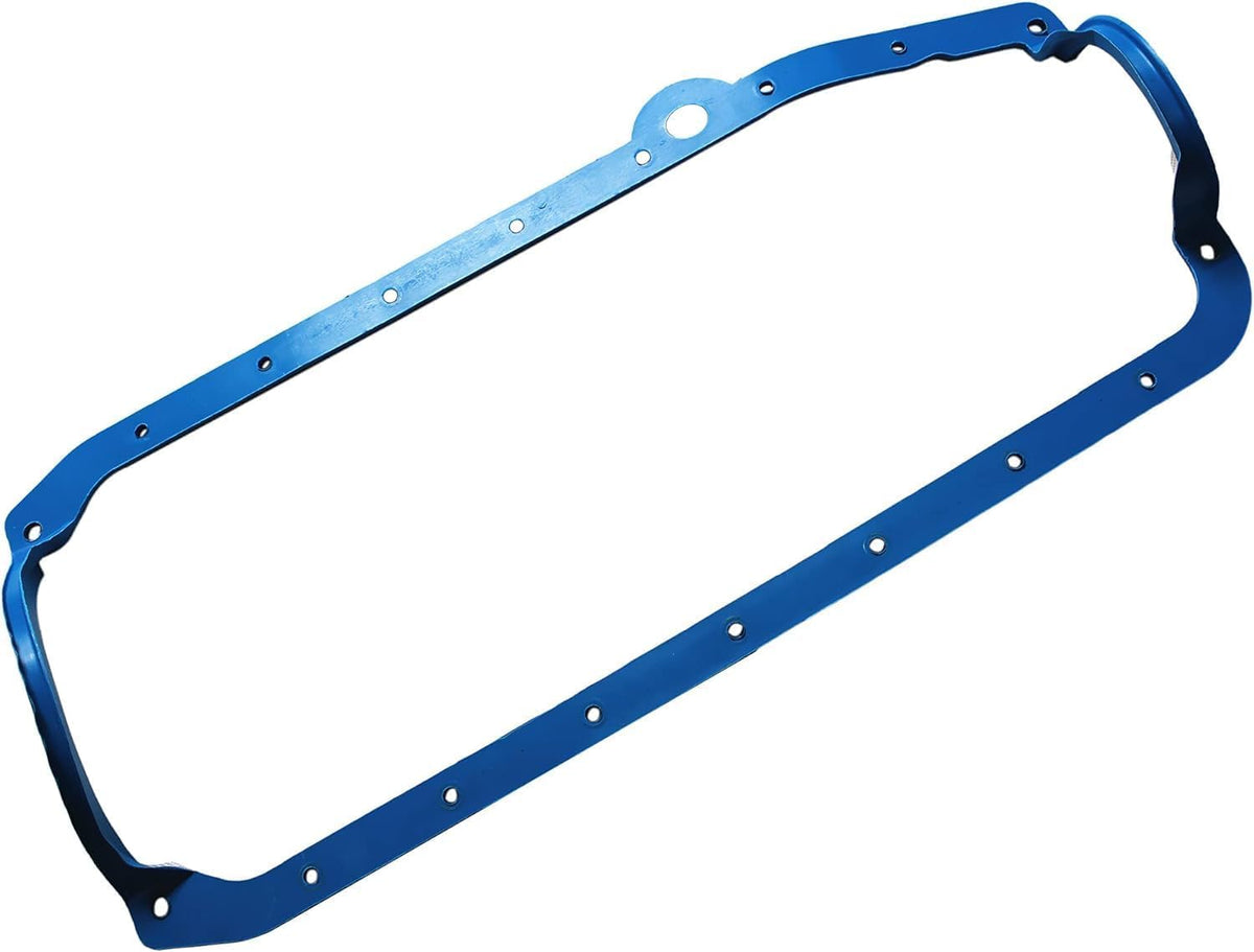TAKPART SBC oil pan gasket front seal closeup shows durable ABS with heat resistance