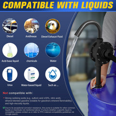 TALFIT 10 GPM flow drum pump for rapid transfers