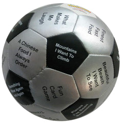 Talicor Thumball ice-breaker ball prompts open dialogue in classrooms and meetings.