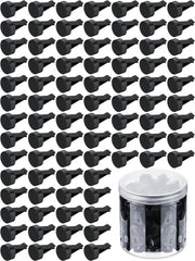 Tallew 100-pcs metal car air vent clips with plastic slot head for secure decoration