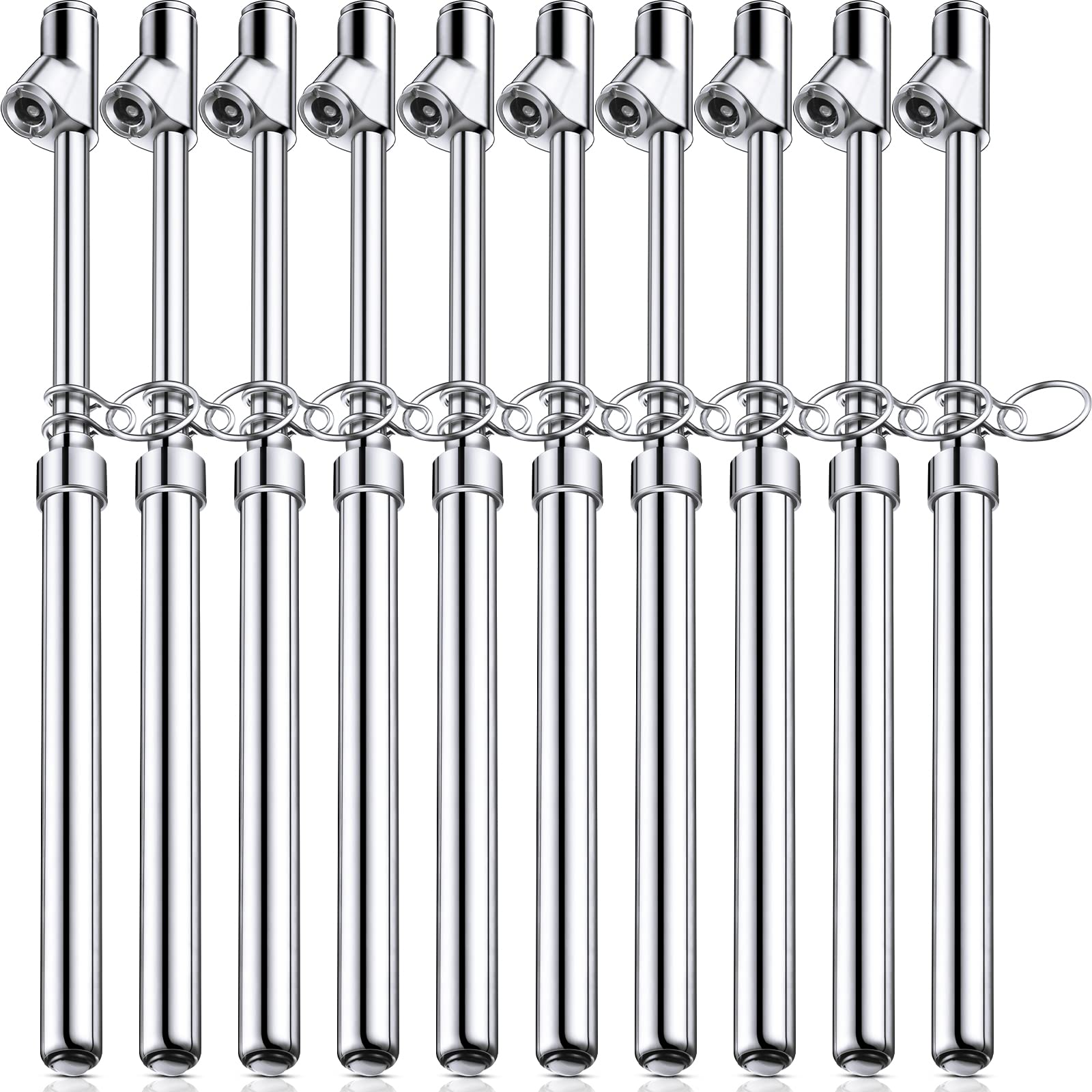 Tallew 10-pack dual-head tire pressure gauge set for quick vehicle tire checks.