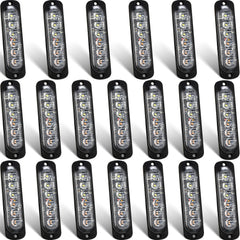 Tallew 20-pack LED emergency strobe lights in packaging showcase portable safety.