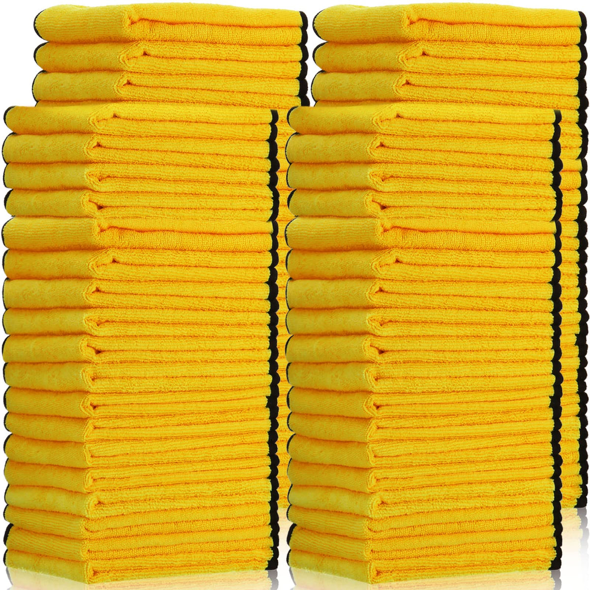 Tallew 40-pcs microfiber towels pack for versatile drying and cleaning tasks.