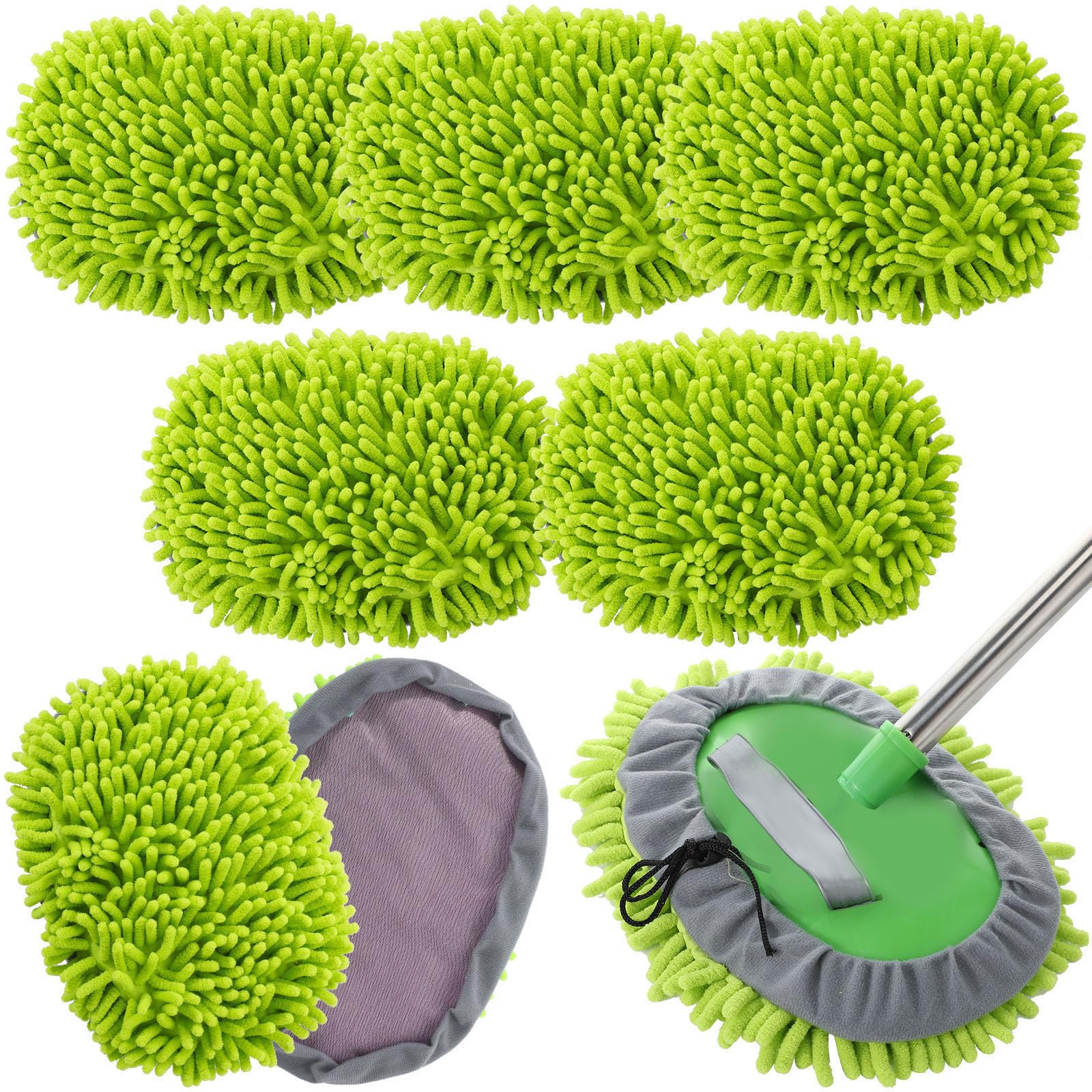 Tallew 5-piece car wash mitt kit in green packaging ready for detailing