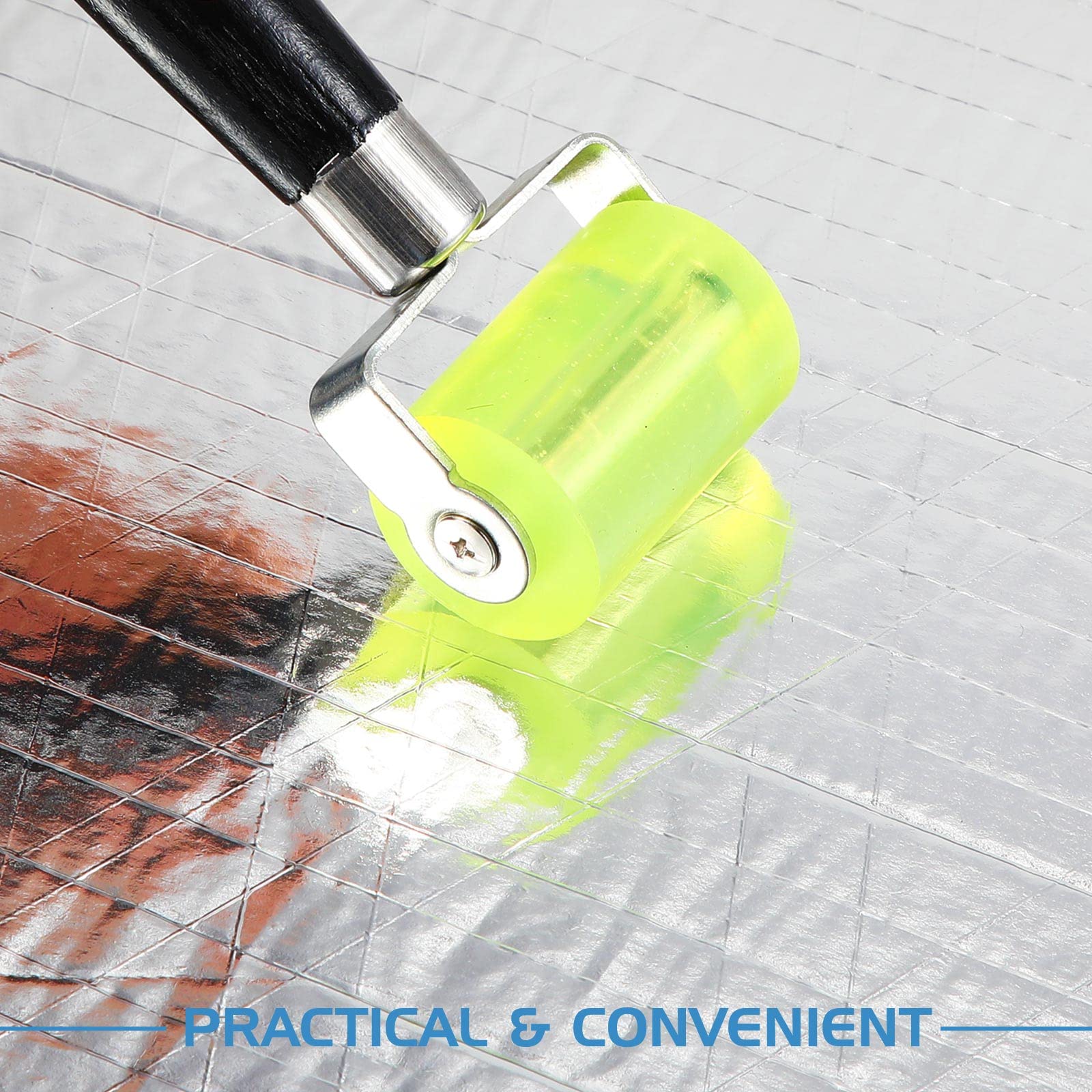 Tallew adhesive-backed mat close-up highlights easy peel-and-stick installation