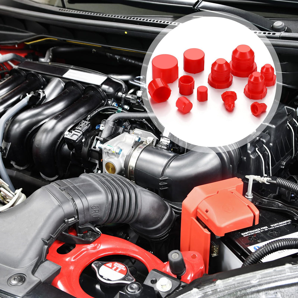 Tallew AN8 cap and plug reduces leakage during disassembly