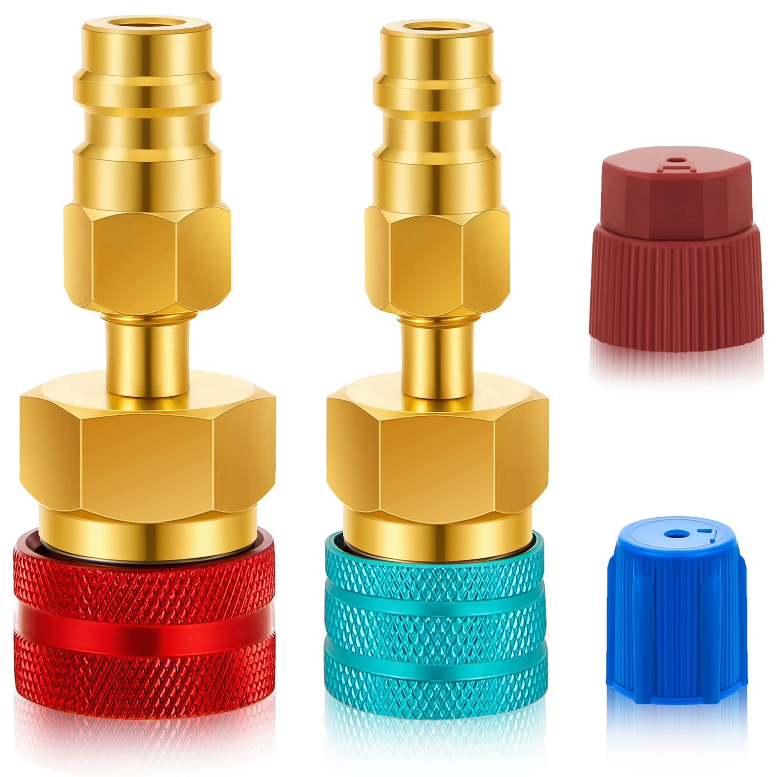 Tallew blue low-side R1234YF quick coupler ready for reliable connections