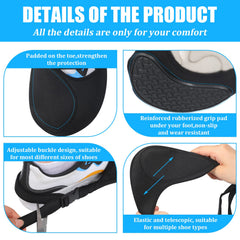 Tallew boot protector on shoe detailing TPU patch for long-wear.
