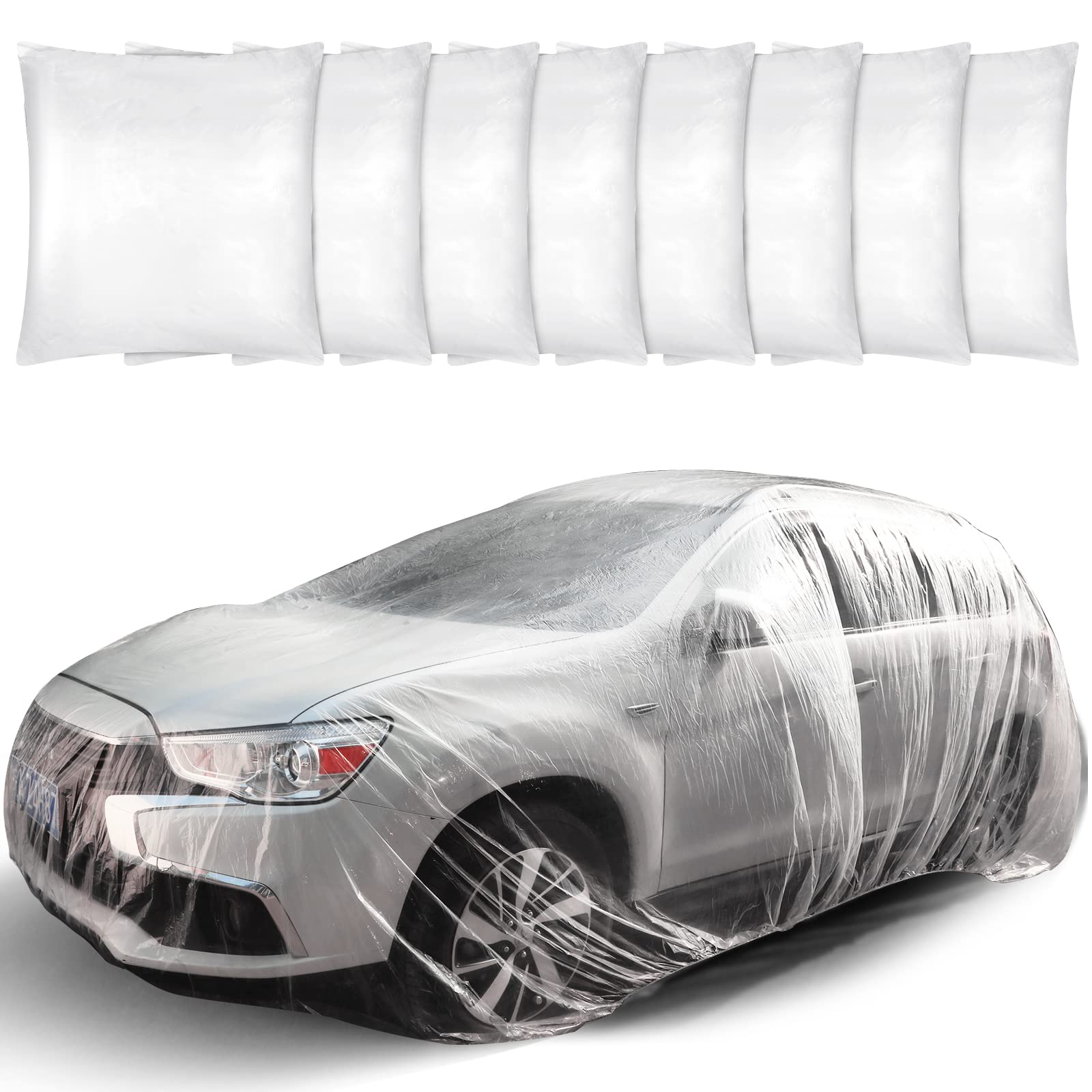 Tallew car cover on a sedan provides full exterior protection from weather