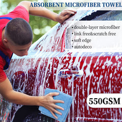 Tallew car wash towels soften surfaces while absorbing soap