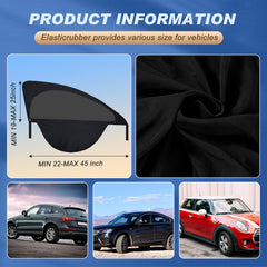 Tallew rear screens shield passengers from glare without sacrificing airflow.