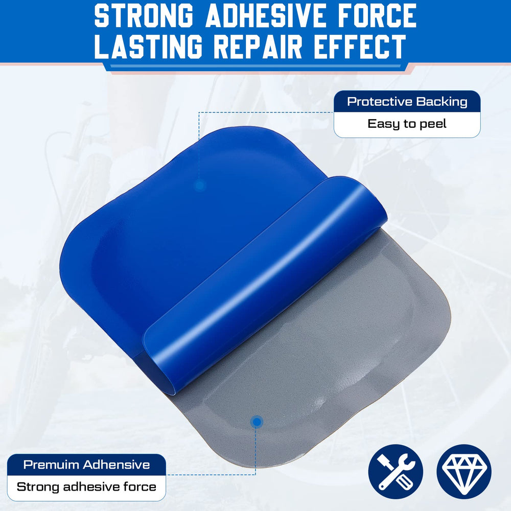 Tallew patch size 65x80mm fits a range of tire punctures.