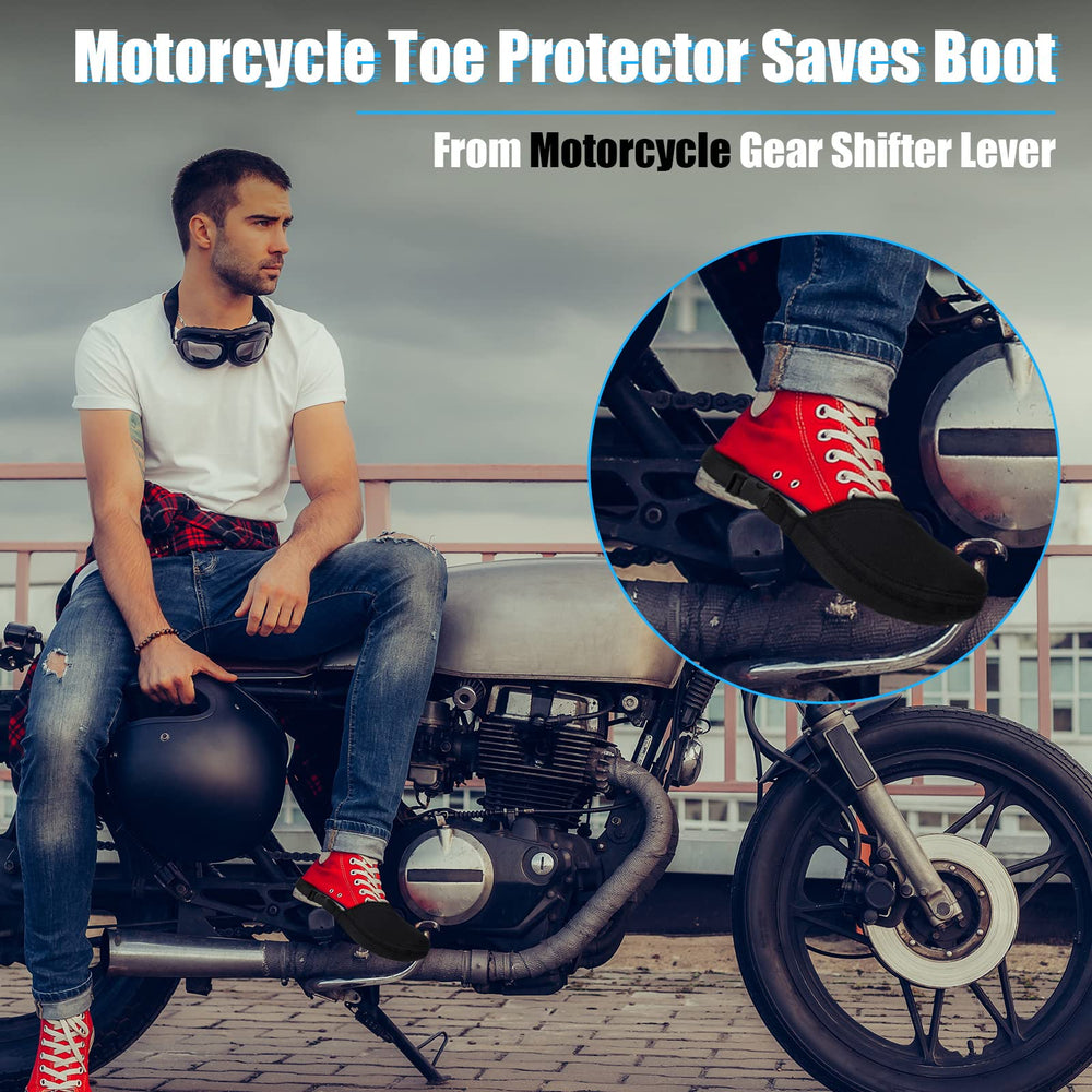 Tallew protective shoe cover in action guards shoes from dirt.