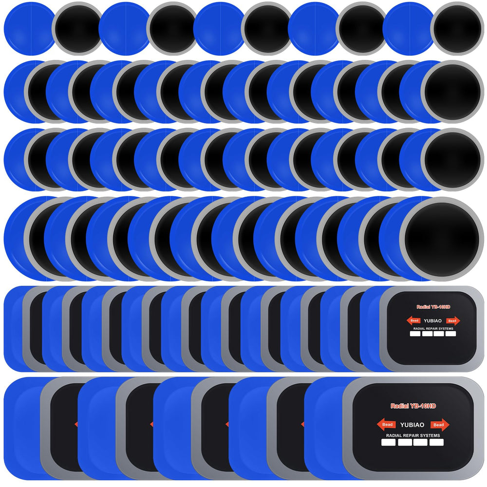 Tallew Tire Patch Kit with 100 patches ready for quick roadside fixes.